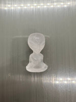 Carved Gemstone Yoga Alien