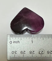 Candy Fluorite Carved Heart #6
