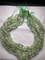 Prehnite Freeform Bead Strand
