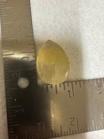 Pear Shape Candy Fluorite Cabochon #28