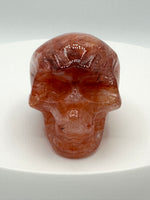 Unique Fire Quartz Skull #3