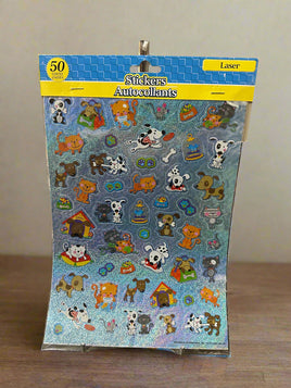50 Count Laser Stickers Dogs & Cats