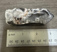 Black Chalcedony Sphalerite Obelisk Tower #9