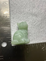 Green Aventurine Carved Cat #1