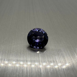 Round Purple Cz 9mm 2.95ct