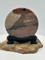 Natural Picture Jasper Slab with Stand #6