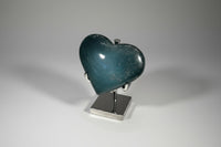 Rainbow Sheen Obsidian Heart #16