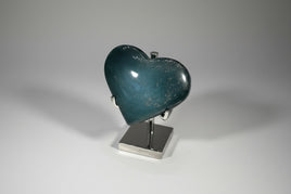 Rainbow Sheen Obsidian Heart #16