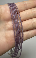 Natural 2mm Natural Amethyst Necklaces