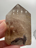 Gold Rutilated Quartz Point #6