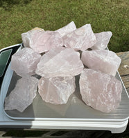 Raw Rose Quartz Lovely Shades of Pink