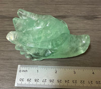Fluorite Dragon Head Carving #8