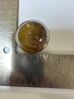 Yellow with Purple Fluorite Sphere #5