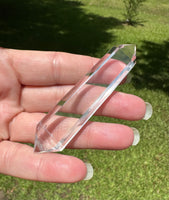 Natural Quartz Double Terminated Wand Point #8