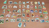 Retro Travel Stickers Set of 52