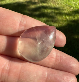 Pear Shape Candy Fluorite Cabochon #26