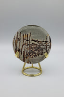 Natural Picture Jasper Slab with Stand #12