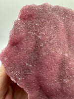 Cobaltoan Calcite, Aghbar Mine, Bou Azzer, Morocco