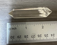 Natural Quartz Double Terminated Wand Point #16