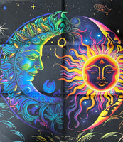 Mystical Sun and Moon Altar/Tarot Cloth