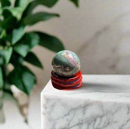 Moss Agate Sphere #13