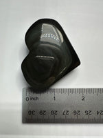 Rainbow Sheen Obsidian Heart #9