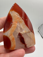 Carnelian Mixed Quartz Arrow Tower #6