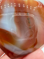 Carnelian Heart Palm Stone #9