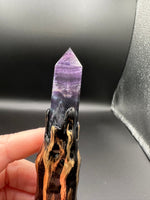 Fluorite & Amethyst Decorative Crystal Broom