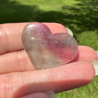 Candy Fluorite Carved Heart #5