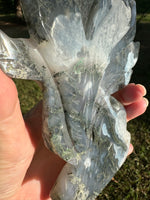 Moss Agate Nine-Tailed Fox