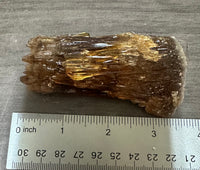 Natural Amber Calcite Raw Specimen UV Reactive #14