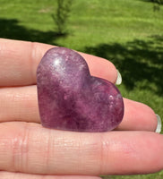 Candy Fluorite Carved Heart #14