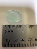 Clear Aquamarine Tumble for Wire wrapping, etc