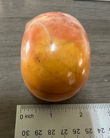 Orange Jade Skull #13