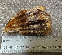 Natural Amber Calcite Raw Specimen UV Reactive #5