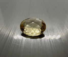Yellow Beryl aka Heliodor 8x6mm Oval .95ct
