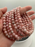Pink Opal 6mm Bracelet Three Piece Set