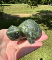 Nephrite Jade Hand Carved Turtle #6