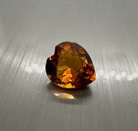 Madeira Citrine 9mm Heart 2.06ct