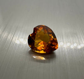 Madeira Citrine 9mm Heart 2.06ct