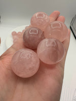 Rose Quartz Spheres