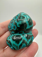 Polished Malachite, Chrysocolla Freeform,Zaire, Africa #4