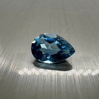Swiss Blue Topaz 10x7mm Pear 2ct
