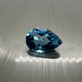 Swiss Blue Topaz 10x7mm Pear 2ct