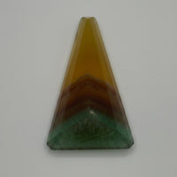 Banded Multi Color Fluorite 27x21mm 52.95ct