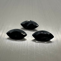 Marquise Black Cz 12x6mm