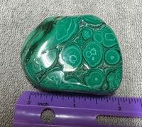 Polished Malachite Freeform Zaire, Africa #8