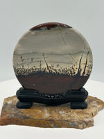 Natural Picture Jasper Slab with Stand #3