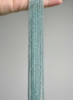 Natural 2mm Blue Topaz Necklaces
